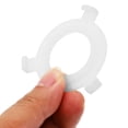 thumbnail image 4 of Anillos de pantalla de lámpara Uxcell, 15 piezas de adaptadores de anillos reductores, conversores, blancos, 4 of 5