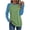 Army Green, variant on Lopecy-Sta Women's Casual Crewneck Raglan Long Sleeve Top, Solid Color Colorblock Shirt, Loose Basic Layering Tunic for Daily Work Casual Wear Green L