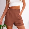 thumbnail image 2 of Shorts for Women Summer Casual Elastic High Waisted Wide Leg Cute Dressy 2026 Vacation Beach Clothes, 3XL, 2 of 6