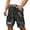Black, variant on Men's Board Shorts Mens Retro Cargo American Flag Print Cotton Twill Work with Multi Pockets