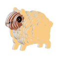 thumbnail image 2 of Rompecabezas de papel 3D, rompecabezas de animales, Kits de bricolaje para niños, rompecabezas para resolución de problemas de jardín de infantes, oveja, 2 of 8