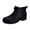 Black, variant on Women's Chelsea Rain Boots, Waterproof Lightweight Ankle Deck Boots, Non-Slip Garden Shoes Brown 7(38)