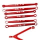 thumbnail image 4 of Kit de enlace de metal para chasis de orugas Axial SCX24 JLU rojo, 4 of 4