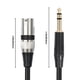 thumbnail image 1 of Cable de interconexión balanceado DQrwqpou 1/4 a XLR 2M, 1 of 5