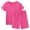 Hot Pink, variant on ZZwxWA Womens Summer 2 Piece Outfits Soft Modal Lounge Sets Sleeveless Tank Top Matching Shorts Pajamas Set with Pockets