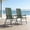 Dark Green,Gray, variant on 26" Padded Chair Outdoor, Patio Chair with High Back, Camping Essentials with Foldable Design for Lawn, Gray,Light Gray