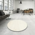 thumbnail image 4 of Ahgly Company Machine Washable Indoor Square Contemporary Soft Ivory Beige Area Rugs, 8' Square, 4 of 7