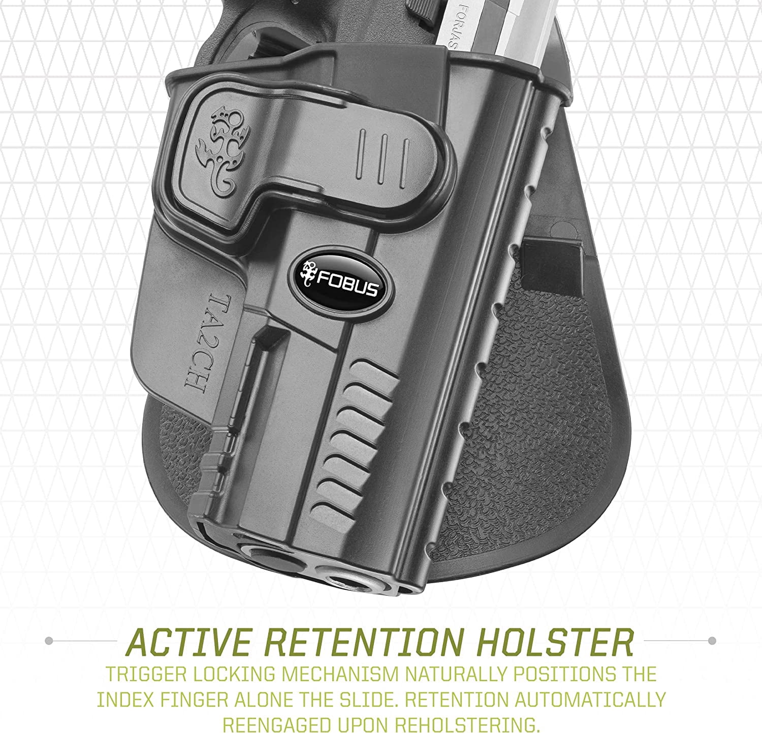 Fobus Paddle Holster, Taurus PT24/7 2nd Gen, Right, Black,
