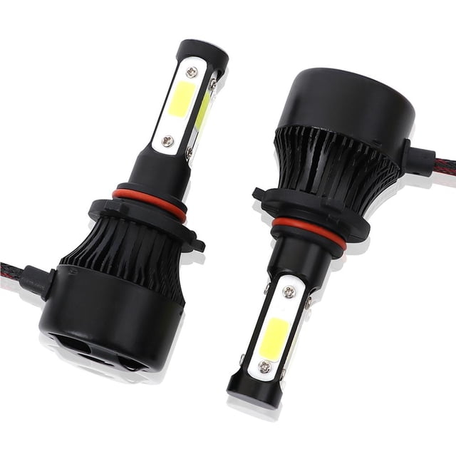 Scienceny 1 par de bombillas LED universales para faros delanteros de coche H4/H7/9005/9006 iluminación automotriz 72 W 9000LM 6500K blanco frío Bombillas para automóviles No.7 Scienceny VI008821-07
