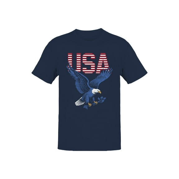 Bold USA Eagle Graphic Men's T-shirt