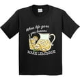 thumbnail image 3 of Inktastic When Life Gives You Lemons, Make Lemonade Youth T-Shirt, 3 of 5