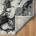 thumbnail image 4 of Luxe Weavers Abstract Marble Gray 2x8 Runner Area Rug for Hallway, 4 of 7
