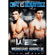 WEC 50 Cruz vs. Benavidez Autographed 27" x 39" 20-Signature Poster - Fanatics Authentic Certified