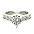thumbnail image 4 of 3/4 ct tw Marquise Diamond Engagement Ring 14K White Gold (G, SI), 4 of 5