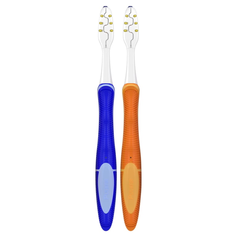 Oral-B Vibrating Pulsar Battery Toothbrush Pack, Medium, 2 Count, Removes  90% Plaque - Walmart.com
