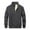 Grey, variant on Mens Quarter-Zip Sweatshirt Men's Washed Pullover Sweater Featuring Soft Lamb Wool Stand Collar Loose Fit Design Cozy Warm Thickened Fabric