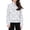 White, variant on TQWQT Half Zip Sweatshirt Kids Clothes for Girls 10-12 Long Sleeve Floral Print Cute Crop Tops Tween Girls Pullover Pink Clothes for Girls Blue 140(9-10Y)