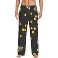 thumbnail image 2 of Lsque Bumblebee Print Men's Pajama Pants, Lounge Pant - Comfortable Home Wear,Elastic Waistband, Stylish Design-XX-Large, 2 of 9