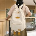 thumbnail image 2 of 3337 Mochila para Estudiantes Con Forma Pato Dibujos Animados Creativos (blanco) Blanco, 2 of 9