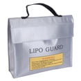 thumbnail image 1 of MasteelfCA 1Pc Heat-Resistant Battery Pouch Fireproof Battery Bag Protective Bag (Silver), 1 of 8