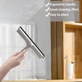thumbnail image 5 of ACDANC All-Purpose Stainless Steel Shower Squeegee for Shower Glass Doors,10" Shower Squeegee with hanger for Tile Shower Walls Car Glass Window Cleaner Bathroom Scrubber, 5 of 7