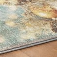 thumbnail image 5 of Addison Rugs Dream Shag Premium Machine Washable Transitional Lantern Blue Runner Rug, 2'3" x 7'6", 5 of 8