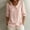 A1 Pink, variant on Women's Retro Peter Pan Collar Striped Cotton Blend Shirt Loose Fit Puff Cuff 3/4 Sleeve Casual Collared Blouse Office Work Shirts Vintage Tunic Tops Clothes Button Up Shirt Retro Blouse XXL