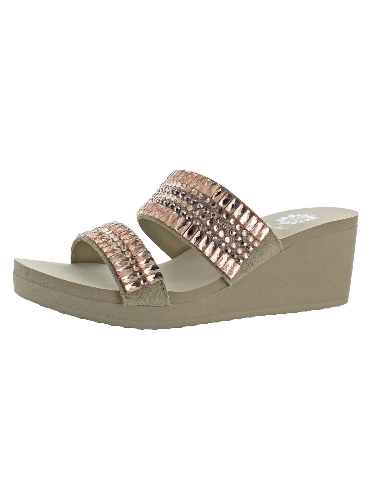 yellow box wedge shoes