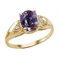 thumbnail image 2 of Tommaso Design� Oval 9x7 mm Simulated Alexandrite Ring, 2 of 9