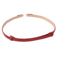 thumbnail image 2 of Women Skinny Leather Belt Ladies Slim Belt Metal Buckle Thin Elastic Fashion Dress Belt Belt Pants 28 Waist Belt Reversible Nylon Belt Mens Belt Size 28 Wrist Belt for Men Belt Classic Sports Belt, 2 of 5
