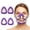 Purple, variant on YXMEIGUO 4 Pack CPAP Mask Liners Complitable for Resmed F20 F10 & Most Full Face Mask, Soft Bamboo Fiber Mask Cushions for Reduces Air Leaks & Pressure Marks, Purple
