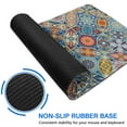 thumbnail image 6 of Delightfully Designed: Small Sized Mandala Mouse Mat - Non-Slip, Stitched Edge, Waterproof - Women's Office Favorite (31.5x11.8 Inch), 6 of 7