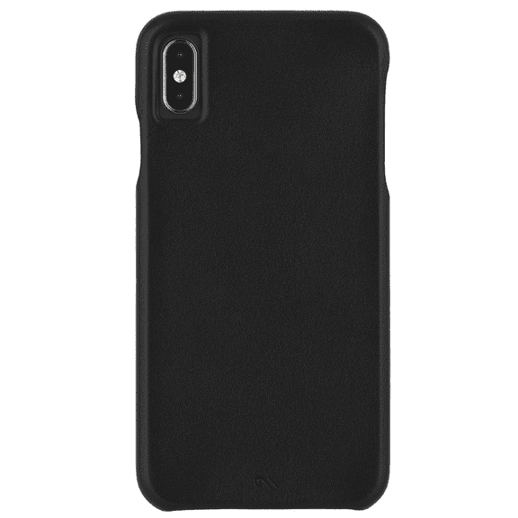 Case-Mate Apple iPhone Xs Max Barely There Leather Black Case