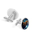 thumbnail image 3 of Elegant Men's Stainless Steel Cufflinks Set for Formal Attire + Corporate Events, 3 of 6