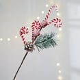 thumbnail image 6 of dajkiuy Artificial Christmas Tree Picks, Faux Greenery Floral Stems Snowy Holly Pine Needles for Xmas Tree Decoration Floral Arrangement Winter Wreath Decor, 6 of 6