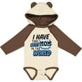 thumbnail image 3 of Inktastic I have The Best Mom in The World with Speech Bubble Boys Long Sleeve Baby Bodysuit, 3 of 5