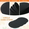 thumbnail image 3 of 24 Pcs Circle Card Stock, 11.4 Inch Cardstock Paper Circles for Craft, Black, 3 of 7