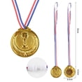 thumbnail image 3 of Premios Competencia 3pcs Medalla Oro/plata/bronce 6.5cm para Juegos, 3 of 9