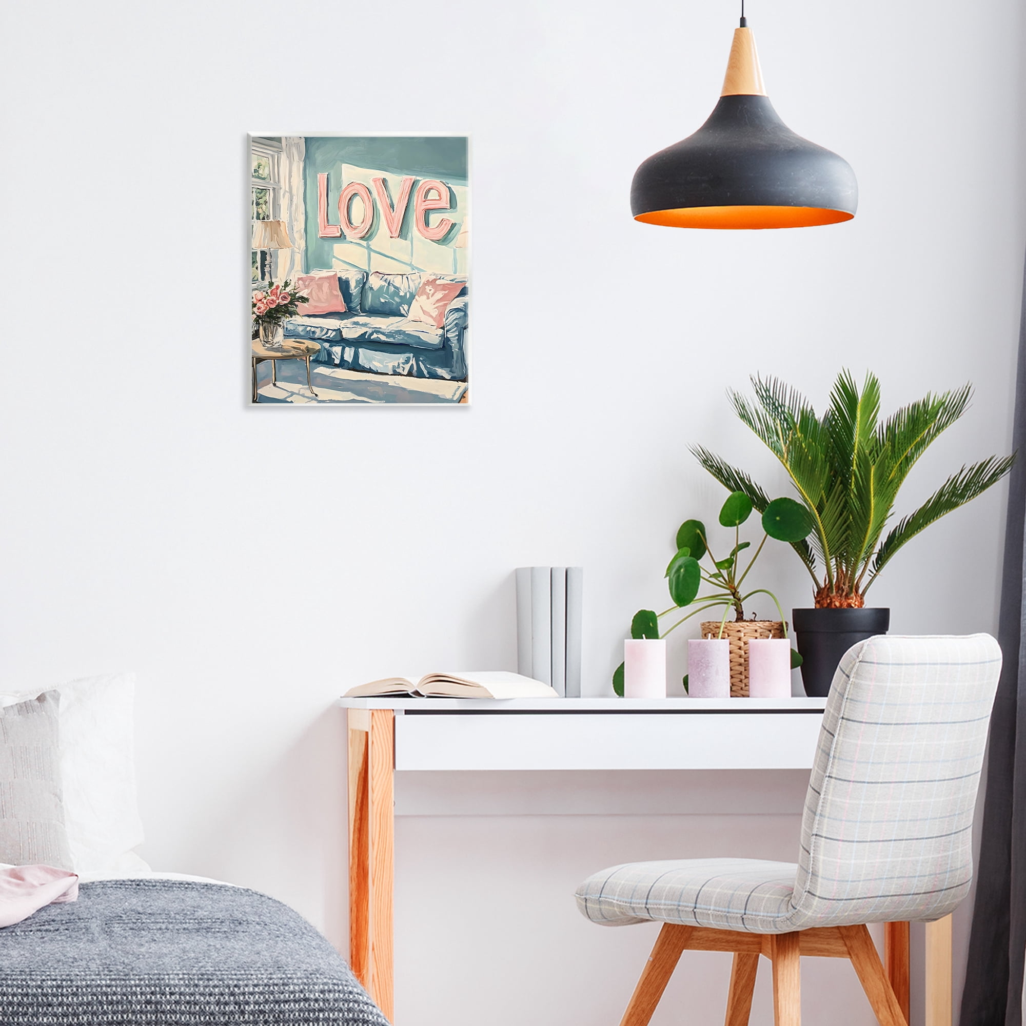 Stupell Industries Love Letters Above Cozy Couch Wall Plaque Art, design by The Prints Vibe