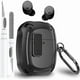 thumbnail image 1 of wonima44 for Google Pixel Buds Pro 2/Pro Case Cover with Lock Clip & Cleaner Pen 2024/2022, Shockproof Protective Hard Shell Skin with Carabiner Men Women - Black, 1 of 1