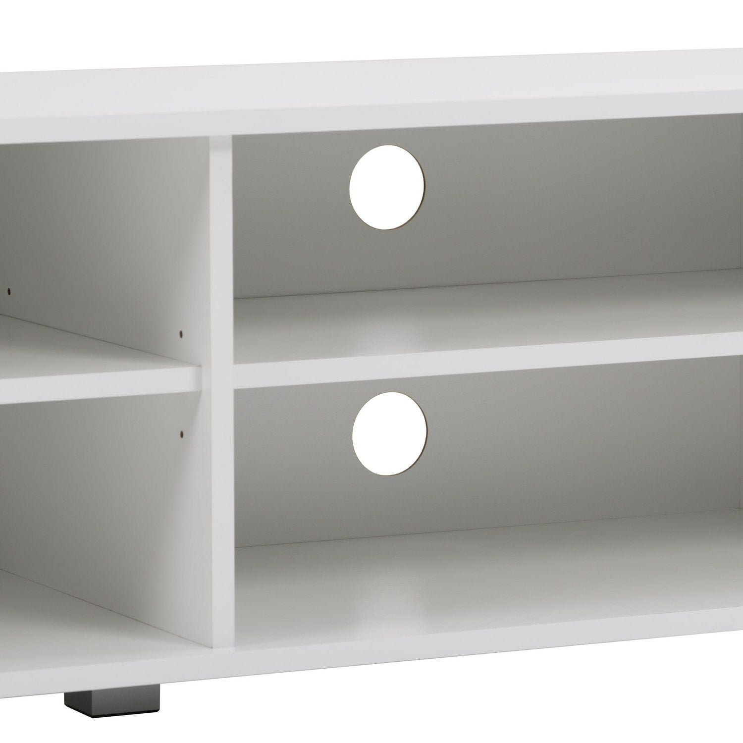 CorLiving Hollywood Modern TV Stand with Open Adjustable Shelves for Most TVs up to 85 inch