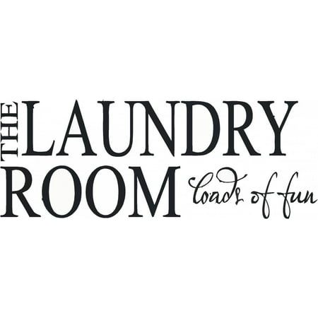 - Custom Decals - Prices Reduced Laundry Room Picture Art Living Room Home Decor Sticker - Vinyl Wall Decal - Size : 8 X 24 Inches