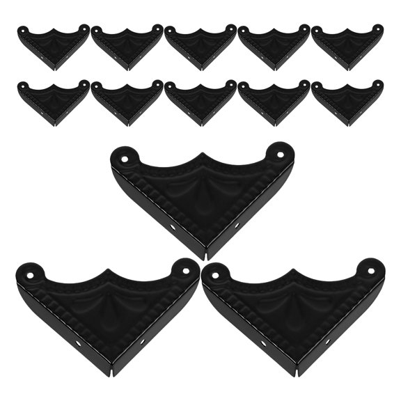 WHAMVOX 20pcs Heavy Duty Metal Corner Protectors For Furniture Vintage Metal Corner Protectors Box Corner Edge Protector Photo Frame Corner Protectors Metal Corner Guards