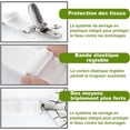thumbnail image 3 of Wider Thicker Elastic Bands, Sheet Holders for a Luxurious Bedding Upgrade, Quick Fix for Wrinkle-Free Sheets, 3 of 5