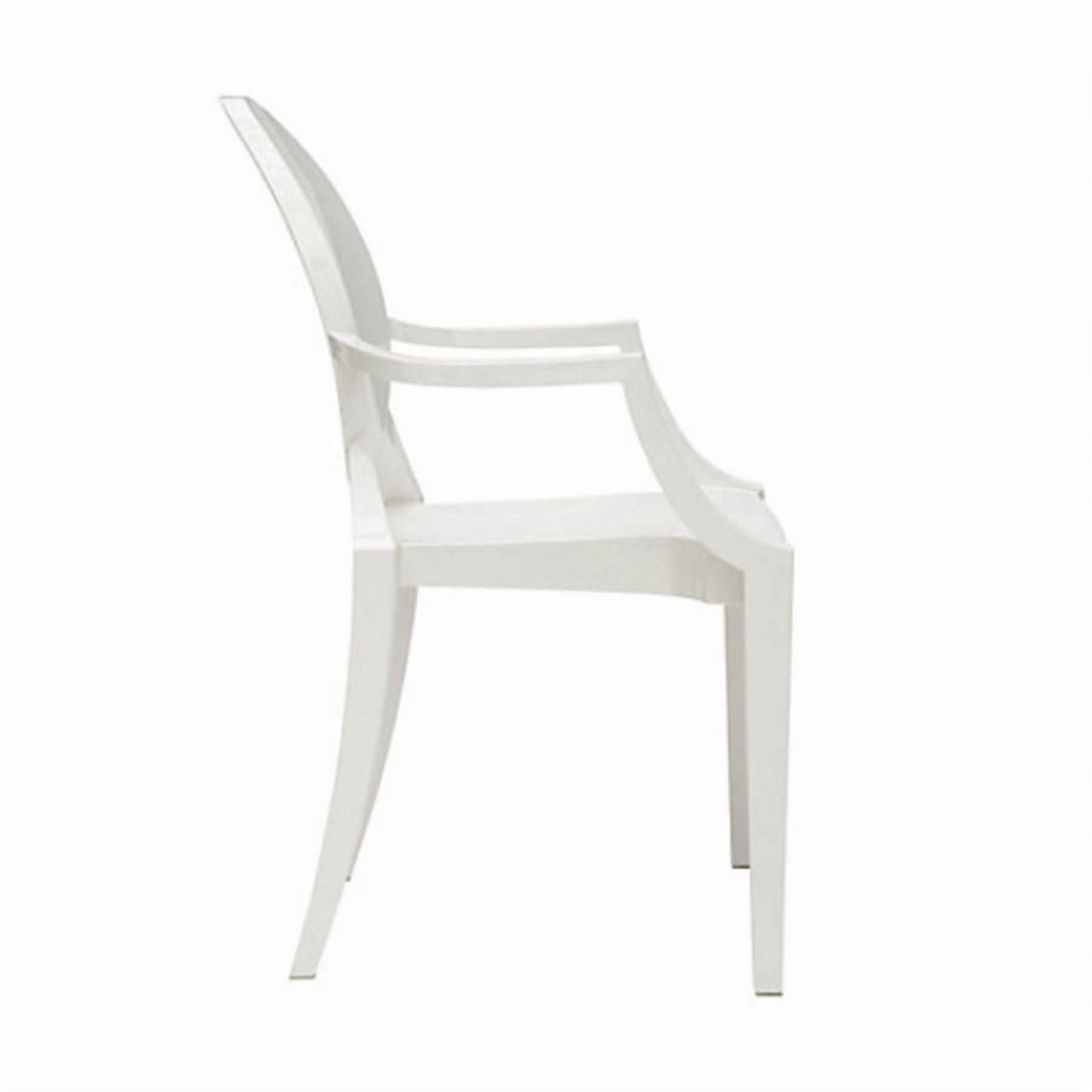 Plata Import - Fauteuil Ghost de couleur blanche