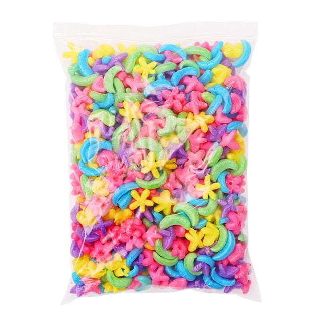 HUASHENG Magic DIY Corn Kernels Children's Handmade Creative Puzzle Building Parent Child Toys Kindergarten Beauty Labor * 1 Pack