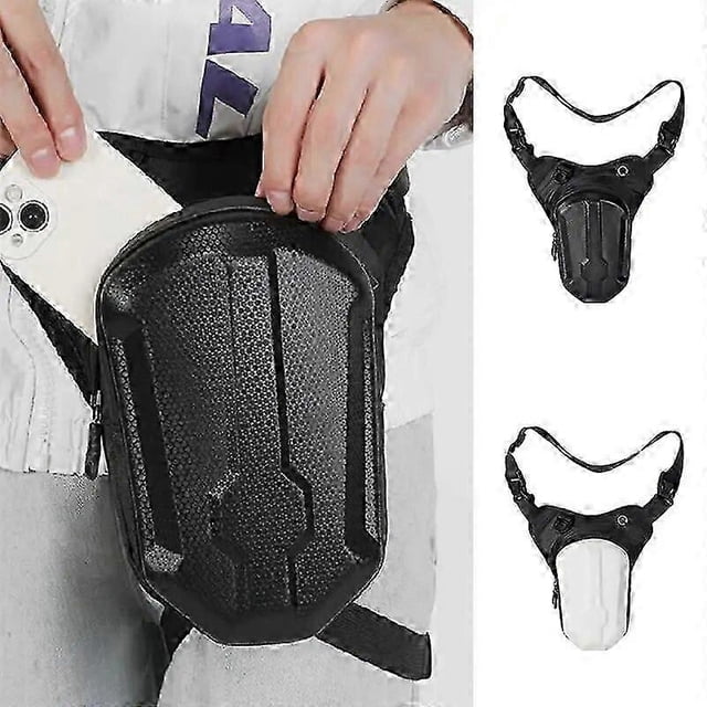 Motorcycle Leg Bag Waterproof Drop Waist Leg Bag With Zippers Outdoor Diagonal Bag Lightweight Motorbike Fanny Pack For Riding