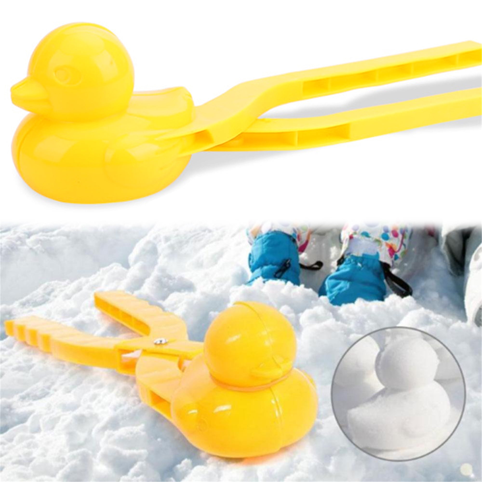 Duck Shaped Snowball Maker Clip Kids Outdoor Children Toys Winter Snow
