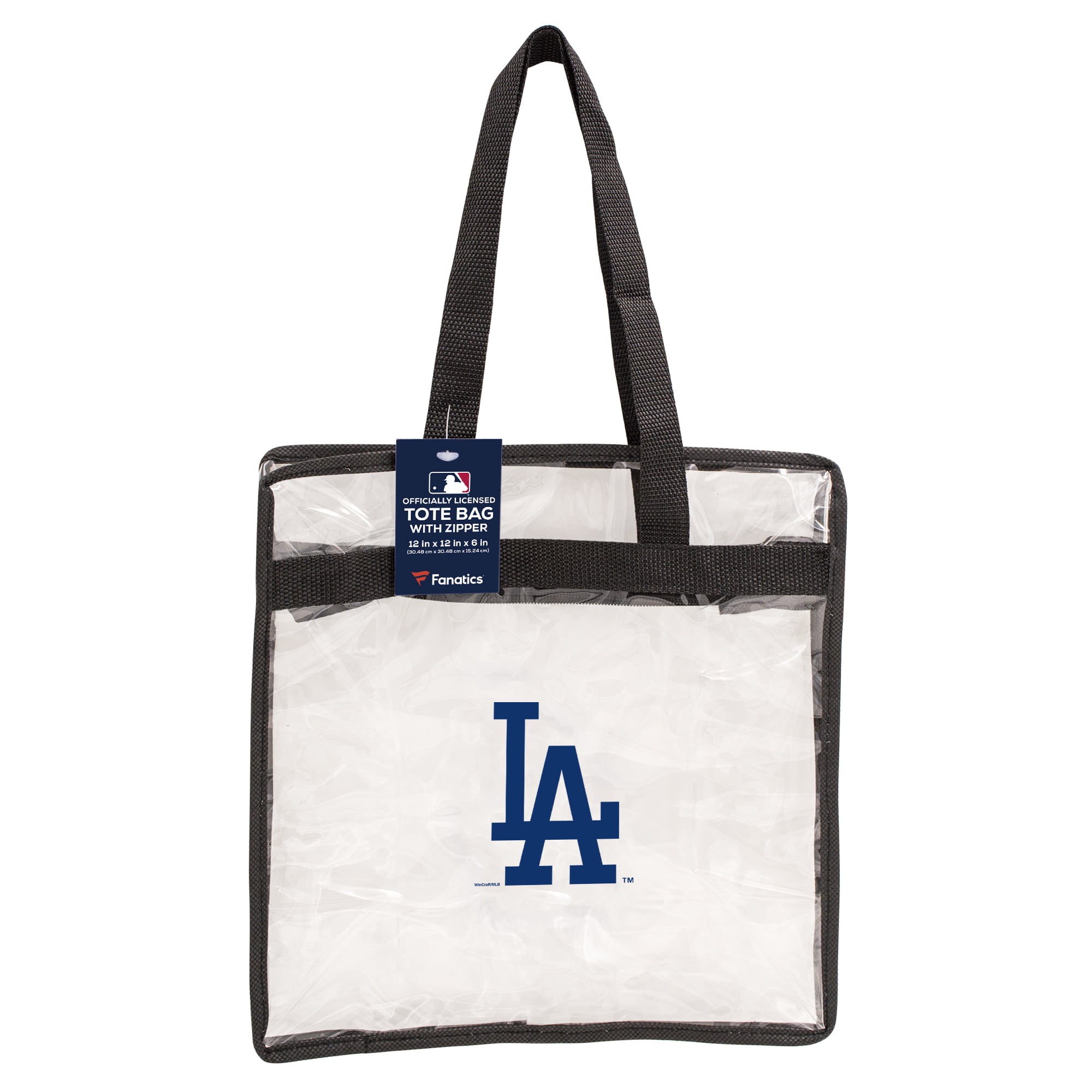 Los Angeles Dodgers Logo Clear Stadium Security Friendly Tote Bag with  Handles