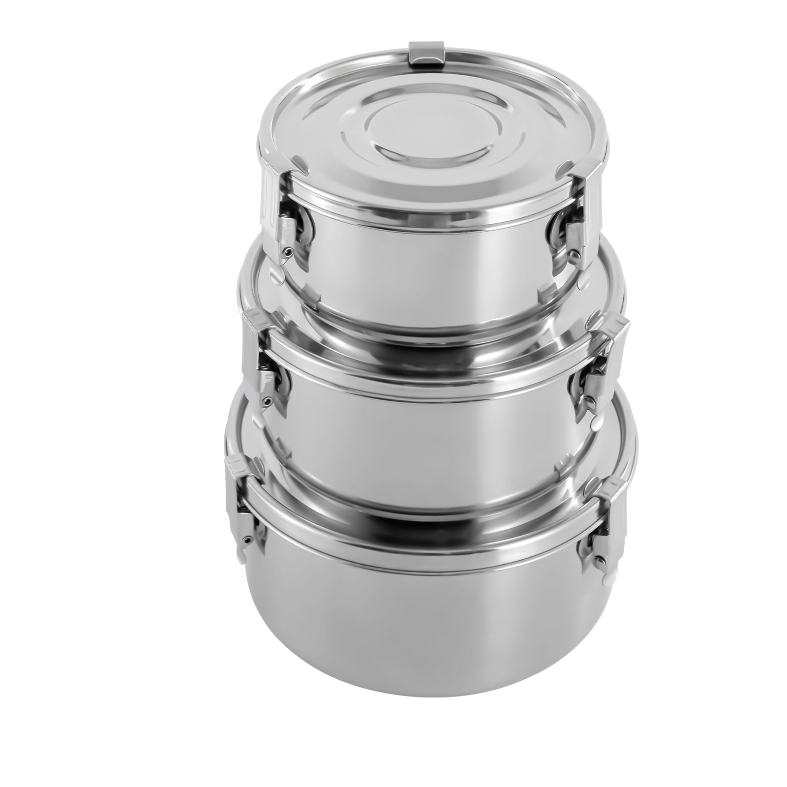 Peakora Premium Stainless Steel Food Storage Containers 304 Grade the Original Leak-Proof Airtight, Smell-Proof - Perfect for Camping Trips Lunches Leftovers Soups Salads